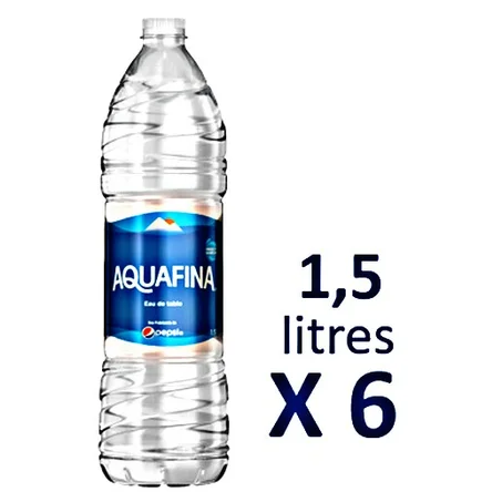 Aquafina eau minérale 1.5L x 6
