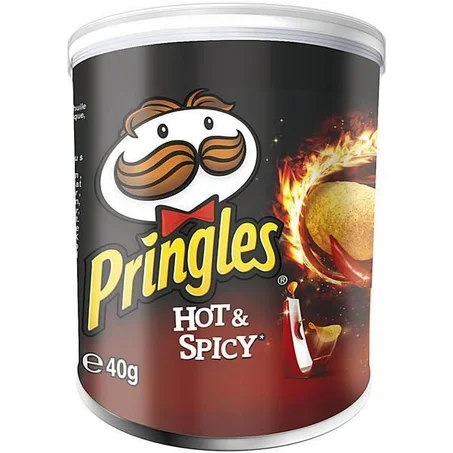 Chips Pringles Hot & Spicy 165g/40g