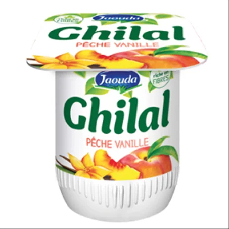 Yaourt Ghilal Pêche Vanille JAOUDA