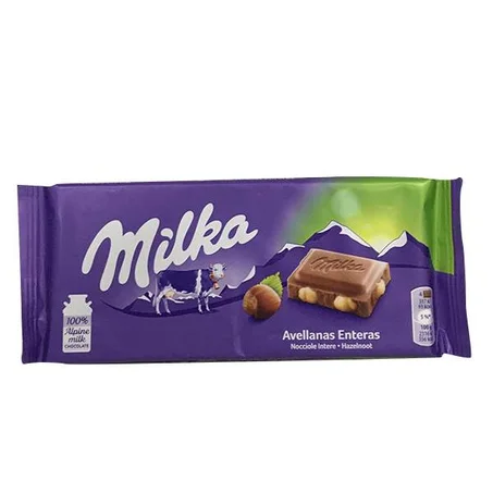 Milka Tablette Chocolat Lait Noisette 100G