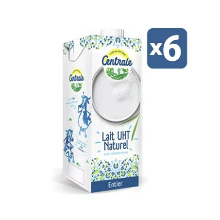 Lait UHT Central 1L / 0.5L