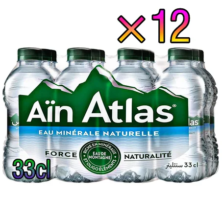 AIN ATLAS pack eau 12*33CL
