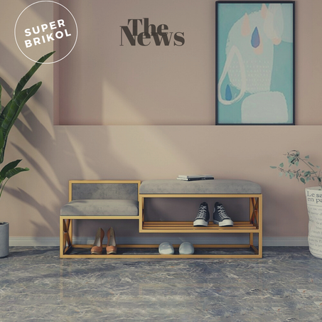 BANC AVEC RANGEMENT CHAUSSURES /B3