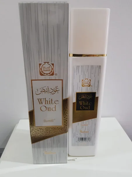 500ml معطر مفارش عود ابيض