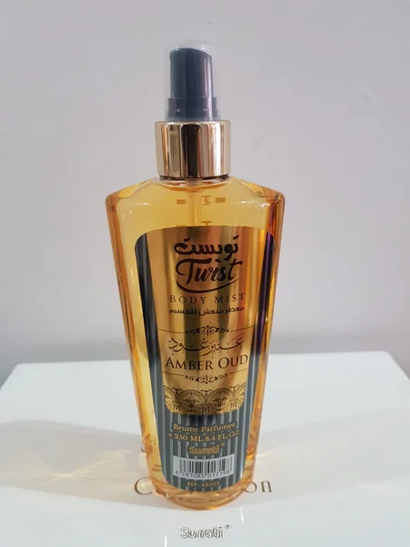 معطر منعش للجسم عنبر عود