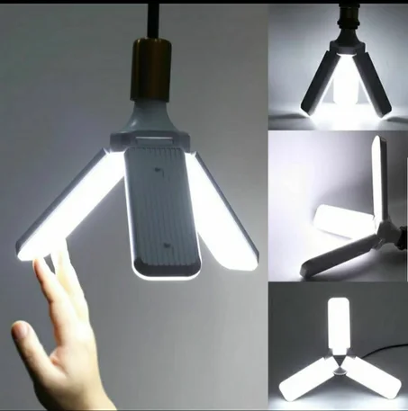 مصباح مروحة إقتصادي مبرد ومقاوم للحرارة وقابل للطي