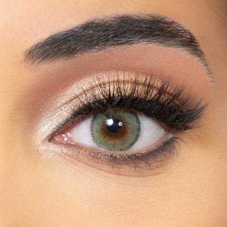 OLIVE ( Lentille de couleur verte  3 MOIS ;  عدسات خضراء لثلاثة أشهر )