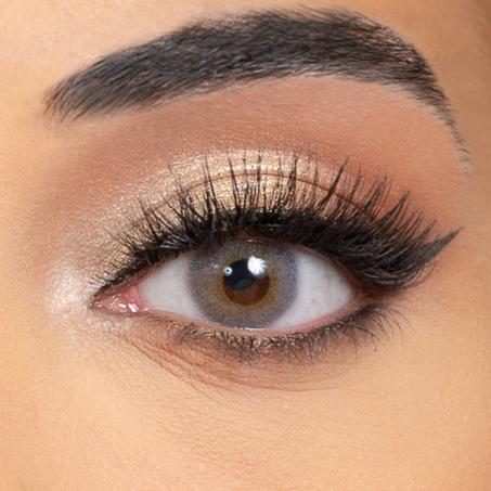 SILK  ( Lentilles de couleur GRISE 3 mois   ;  عدسات رمادية لثلاثة أشهر)