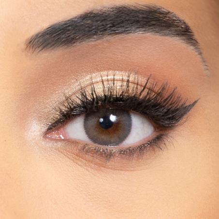 GRAPHITE  ( Lentilles de couleur GRISE 3 mois   ;  عدسات رمادية لثلاثة أشهر)