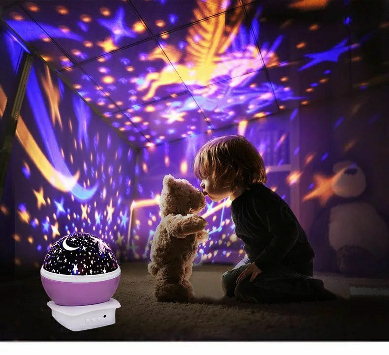 Veilleuse Enfants Projecteur Etoiles