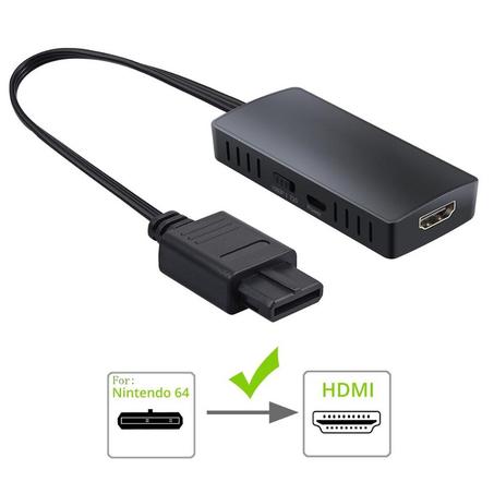 Nintendo64 vers HDMI convertisseur HD câble de liaison N64 vers un nouveau HDMI TV Plug and Play US WIFI Audio et vidéo N64 Go HDMI Transverter