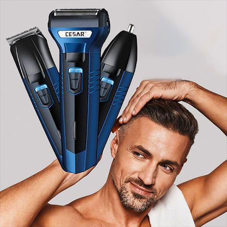 آلة الحلاقة الإيطالية سيزار 3 في 1