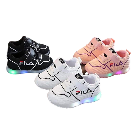 أحذية رياضية للأطفال بالإضاءة LED