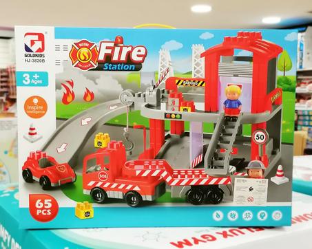 Fire Station 65 PCS +3Ages