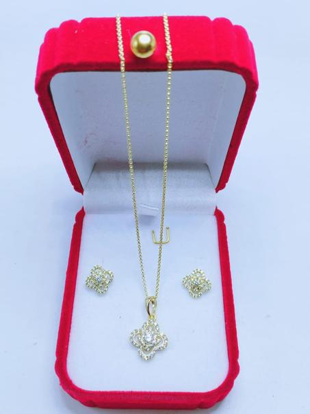 سلسلة + حلقات من نوع أسير  جديد الموضة