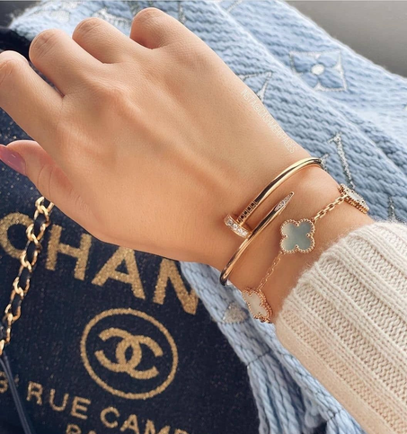 اونصومبل 2 براسليات xuping van cleef + clou