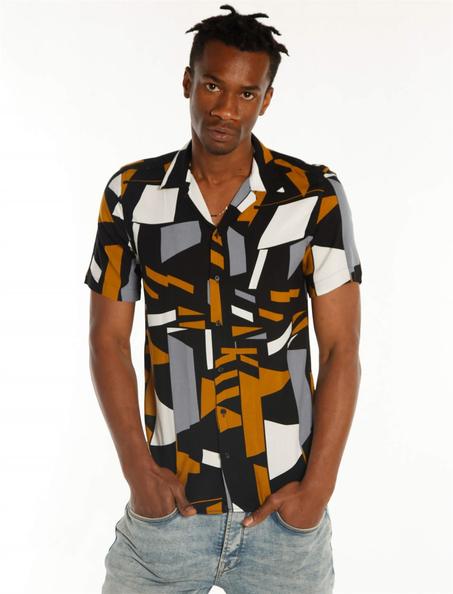 Men's Patterned Slim Fit Shirt