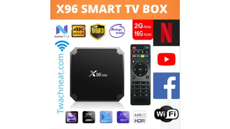 BOX 96mini SMART Android 7.0 4K -2GB RAM 16GB ROM & 1AN IPTV VOD
