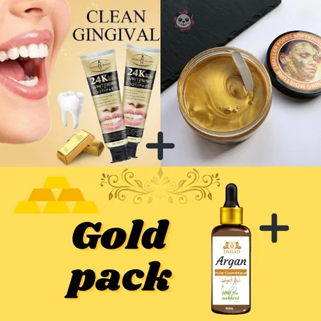 Gold pack باك الذهب افضل عناية للوجه