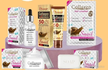 pack collagen de 4 produit + 1 mask gratuit -  باك الكولاجين الاصلي متكون من  4منتوجات +1 ماسك هدية