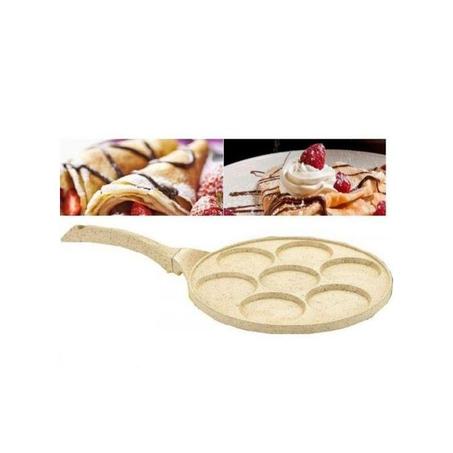 Poêle CRÊPIÈRE granit 26cm Anti adhésif 7 pièces de crêpe