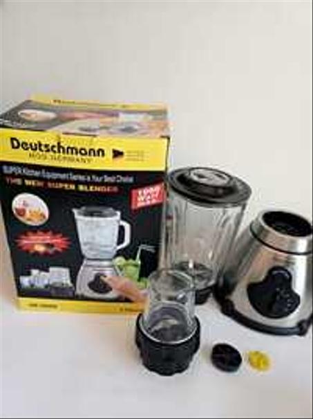 Deutschmann Blender Smoothie maker + Moulin épices + 2 pièces de rechanges