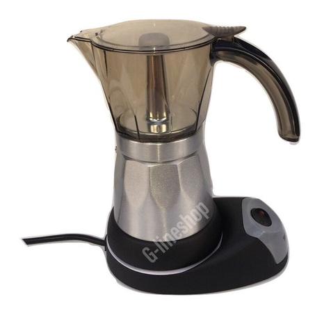 Cafetières Électrique en aluminium -6 tasses