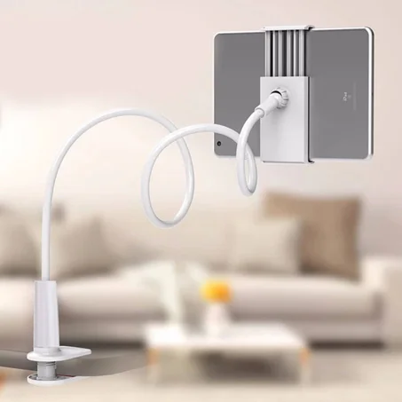 Phone holder with long arm flexible 360° rotating