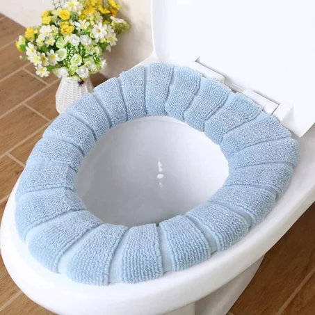 Soft and warm toilet seat cover