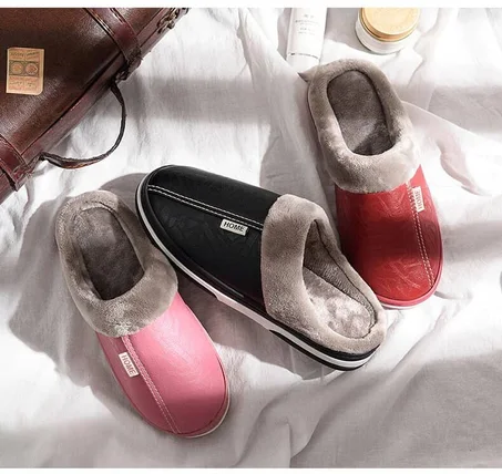 Winter fashion fur house slippers