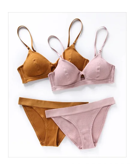 Cotton bra set