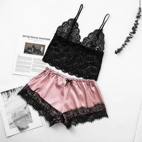 Comfortable lace bra set for ladies