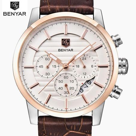 الساعات الفخمة والأنيقة BENYAR 5104 GRIS GOLD