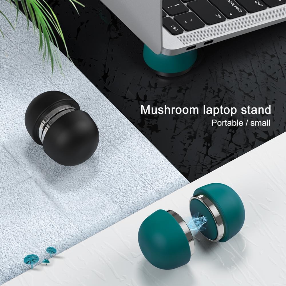 Laptop stand notebook accessories suporte notebook Mushroom laptop holder laptops Foldable Mini Cooling stand macbook pro