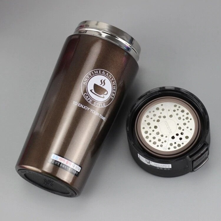HOT Premium Travel Coffee Mug Stainless Steel Thermos Tumbler Cups Vacuum Flask thermo Water Bottle Tea Mug Thermocup