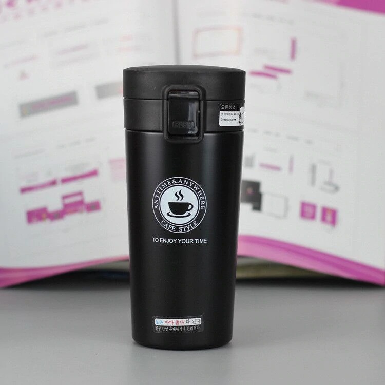 HOT Premium Travel Coffee Mug Stainless Steel Thermos Tumbler Cups Vacuum Flask thermo Water Bottle Tea Mug Thermocup