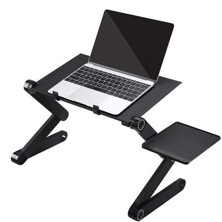 Laptop Table Stand With Adjustable Folding Ergonomic Design Stand Notebook Desk For Ultrabook, Netbook Or Tablet With Mouse Pad