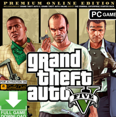 GTA 5 PC Grand Theft Auto V Premium édition en ligne Rockstar Clé Seulement Global