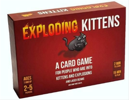 Exploding Kittens Edition Originale - Jeu de Cartes - Version Anglaise