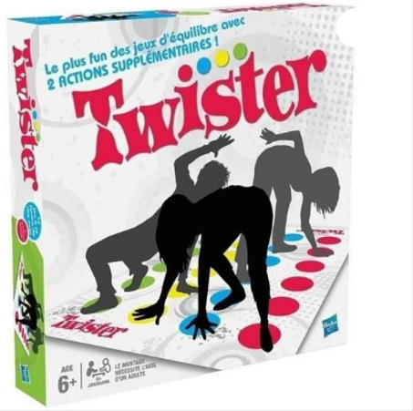 TWISTER - Jeu de société d'ambiance - Hasbro Gaming