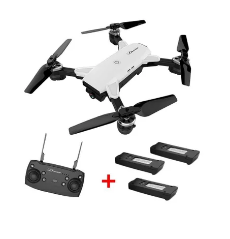 Détails sur  COLOR WHITE JDRC WIFI FPV RTF RC PRO Drone 3 Batterie 2MP Camera Grande