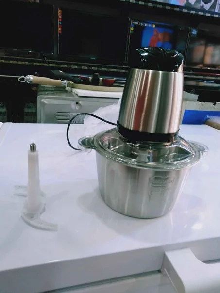 قطاعة و فرامة كهربائية اينوكس