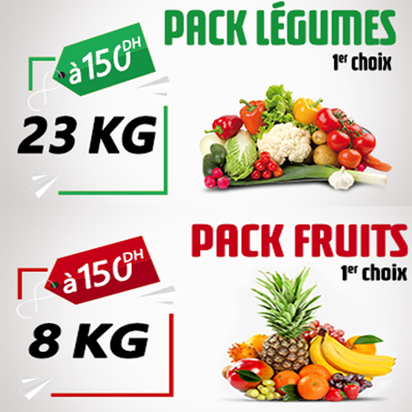 PANIER DE LEGUMES ET FRUITS