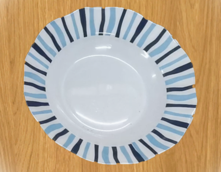 صحن  ممتاز من البلاستيك المقاوم