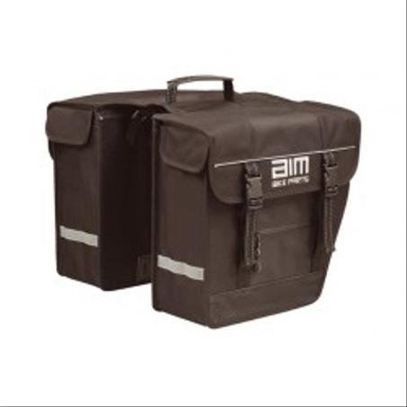 AIM REAR SADDLEBAG QR BLACK POUR MOTO ET VELO