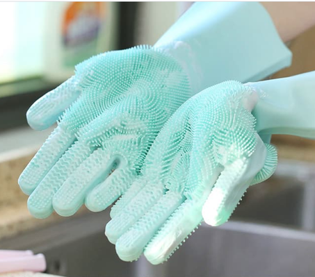 قفاز واقي لليدين لغسل الاواني و الخضار و الفواكه عالي الجودة + توصيل مجاني لحد باب البيت و الدفع عند الاستلام