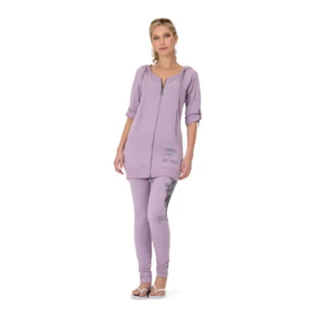 BCBG Women's Lounge Wear 2 Piece Embellished Jacket and Pants Jogger Set
