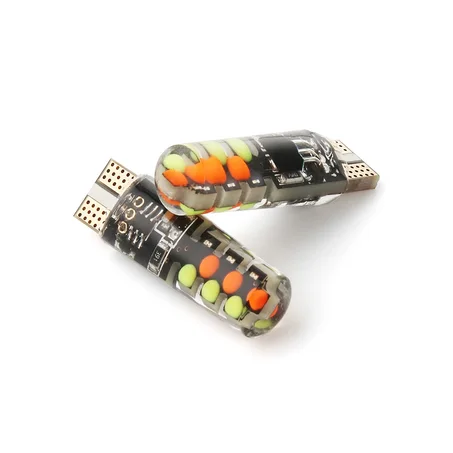 Voiture T10 12 V RGB LED atmosphère lampe phare Wedge décoration lumière télécommande intérieur ampoule Auto accessoires