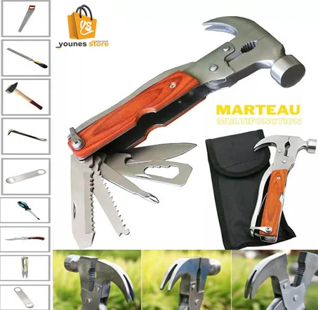 الأداة العجيبة للطوارء والتخيم  8 في 1