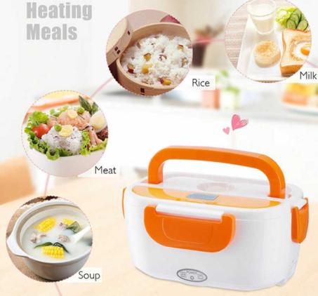 حافظة طعام لانش بوكس بالكهرباء لطعام طازج وساخن في كل وقت و مكان 40 وات – Electric Lunch Box MLY-669